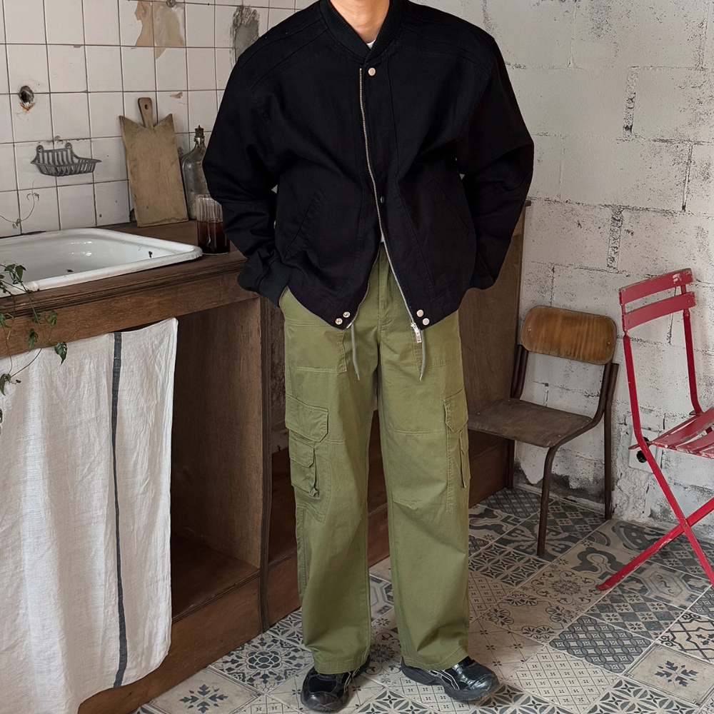 재킷 모델 착용 이미지-S134L29