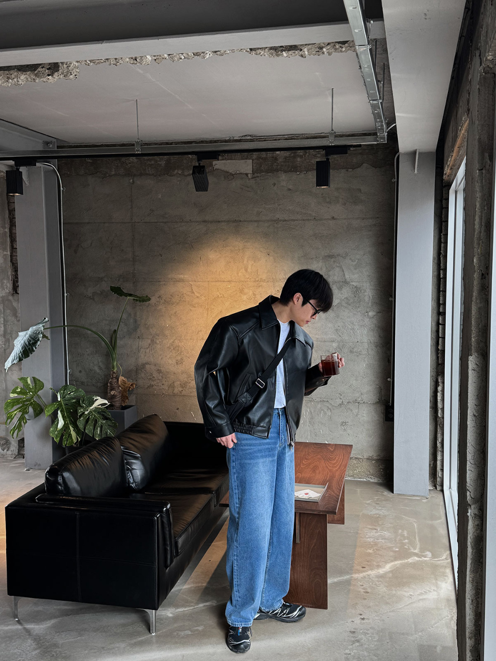 재킷 모델 착용 이미지-S147L35