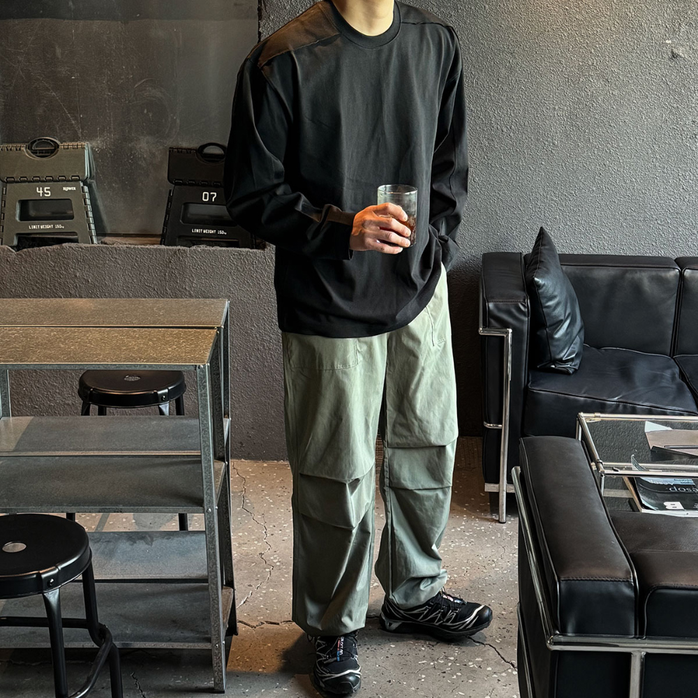 바지 모델 착용 이미지-S159L18