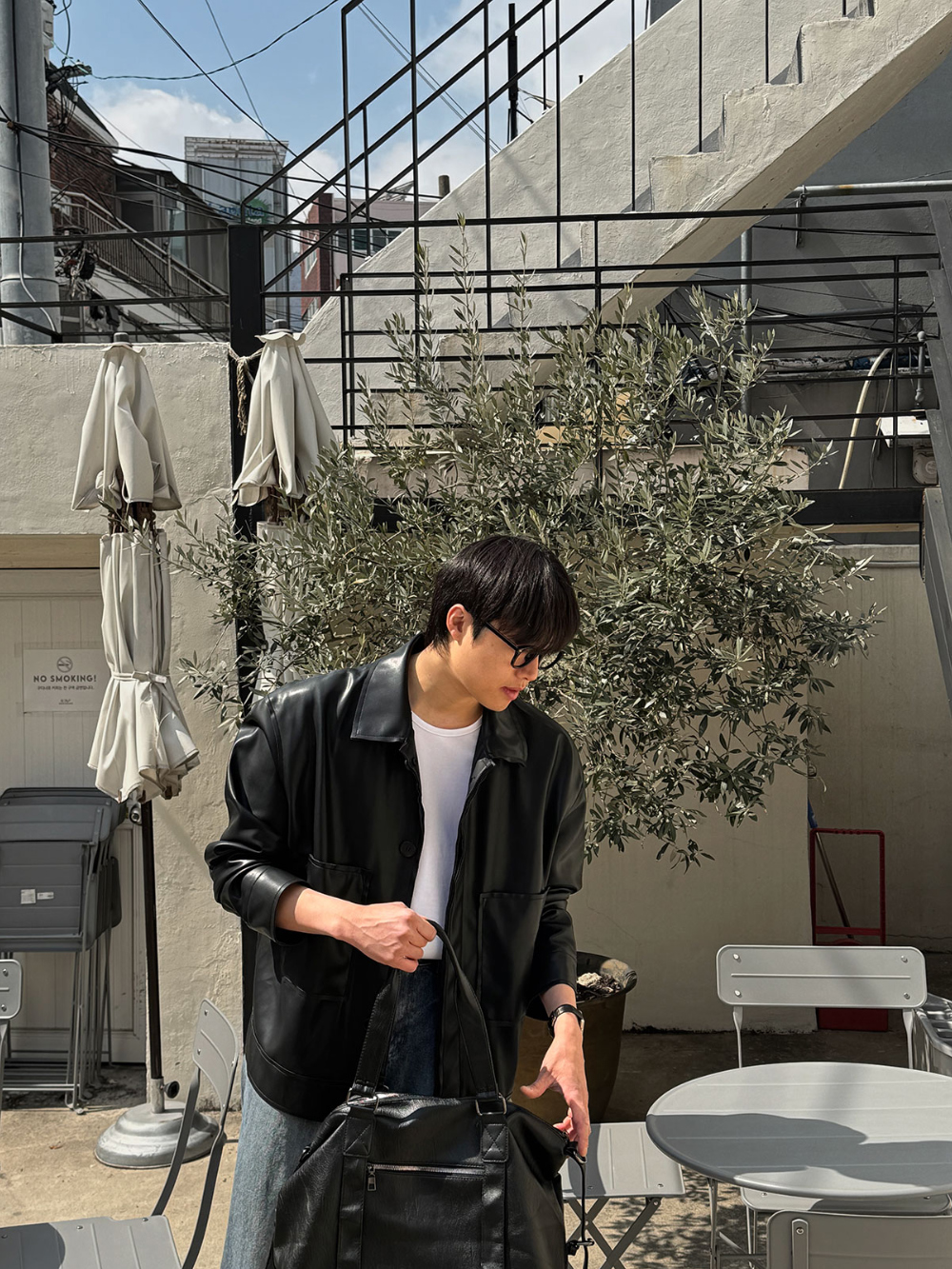 재킷 모델 착용 이미지-S157L28