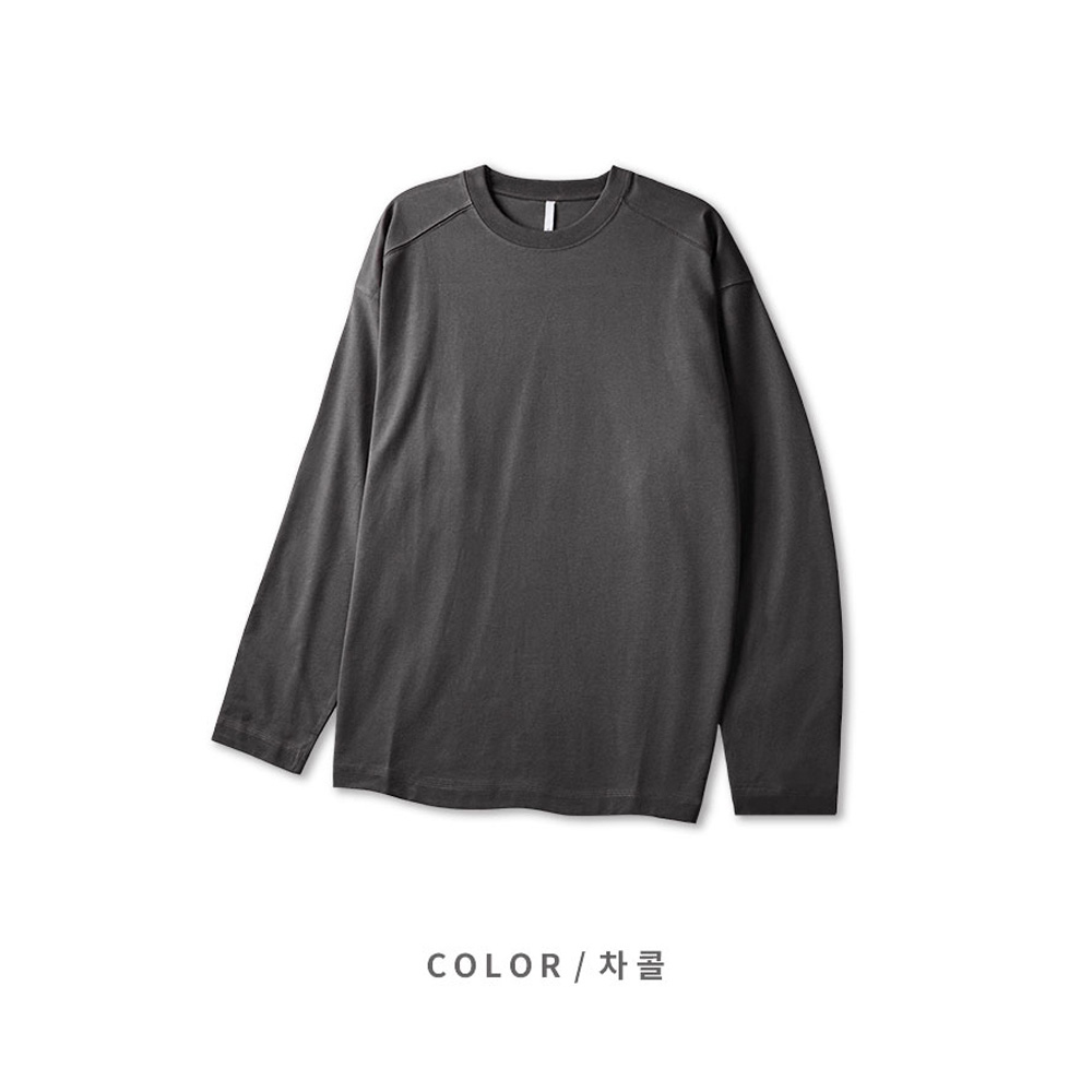 긴팔 티셔츠 그레이 색상 이미지-S150L9