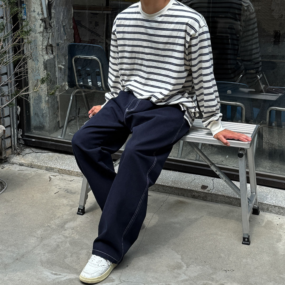 바지 모델 착용 이미지-S159L22