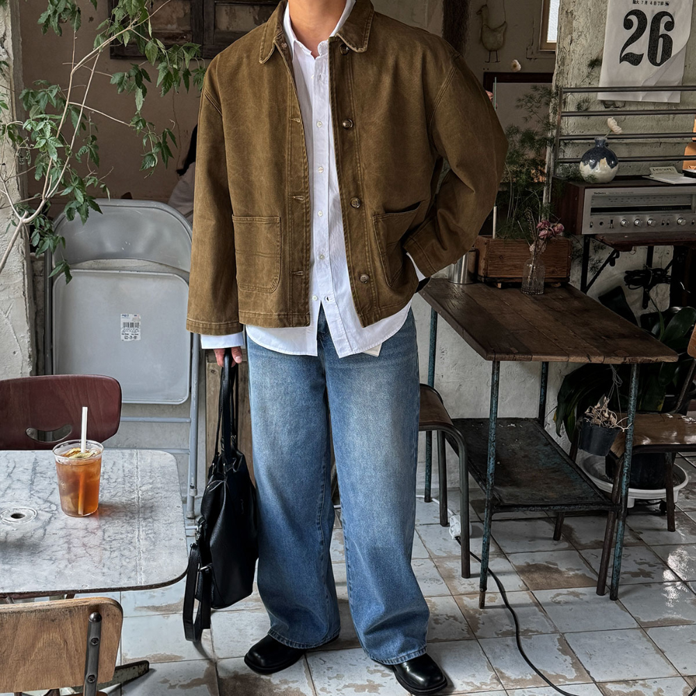 재킷 모델 착용 이미지-S164L5