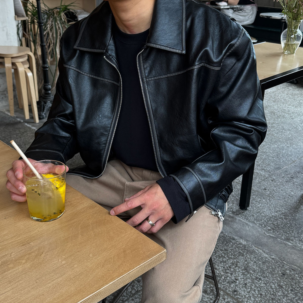 재킷 모델 착용 이미지-S165L14