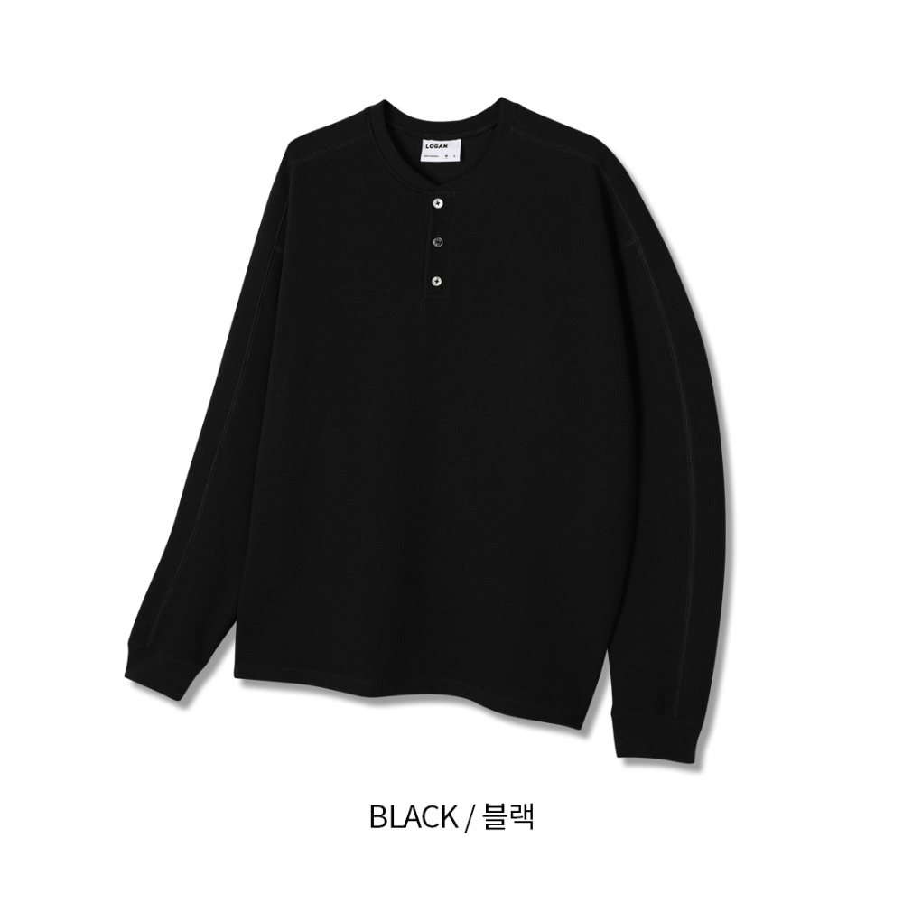 긴팔 티셔츠 차콜 색상 이미지-S170L10