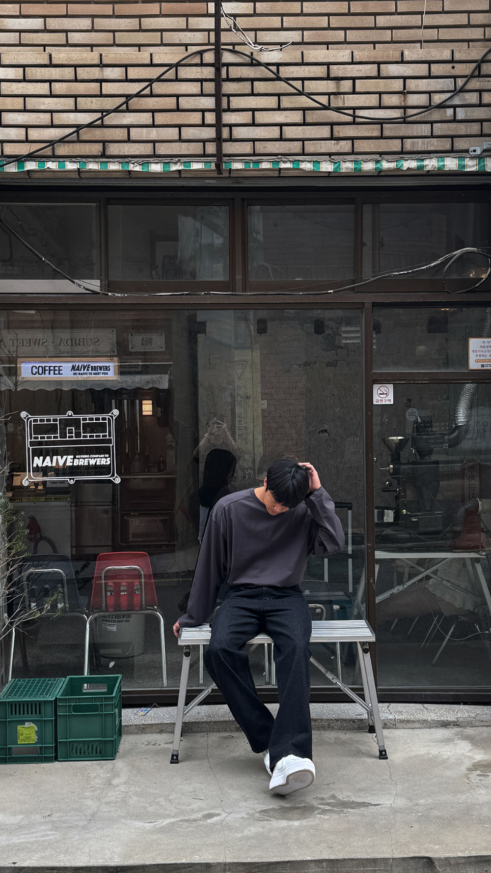 바지 모델 착용 이미지-S152L24
