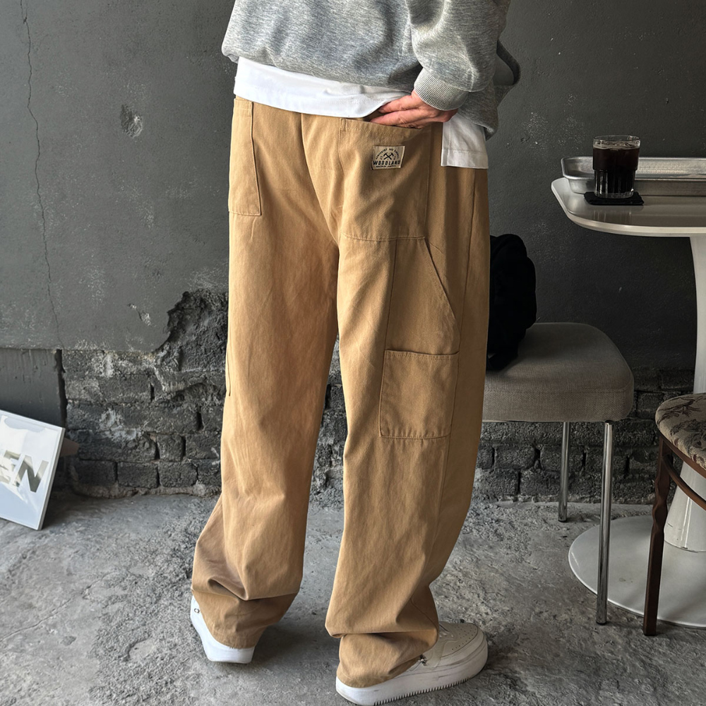 바지 모델 착용 이미지-S160L14