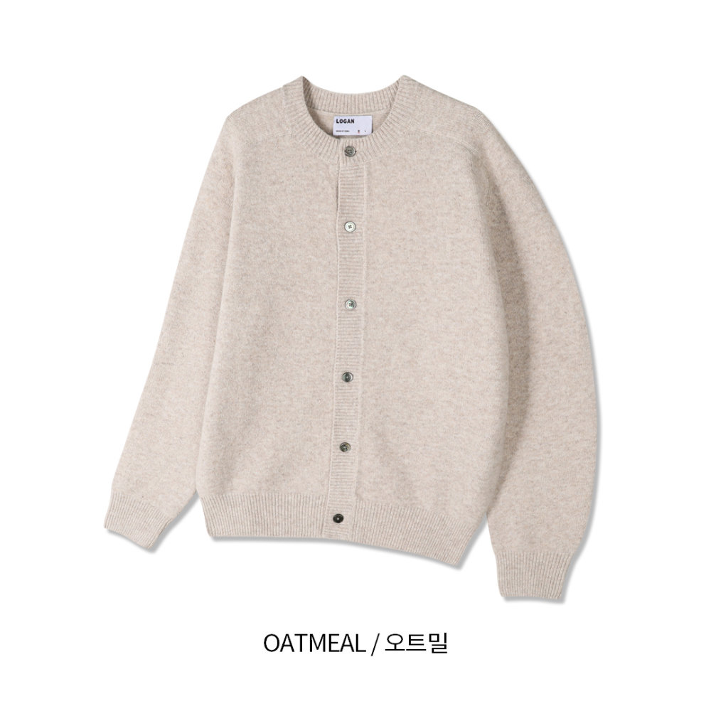 카디건 크림 색상 이미지-S134L9