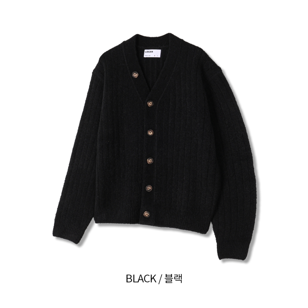 카디건 차콜 색상 이미지-S144L4