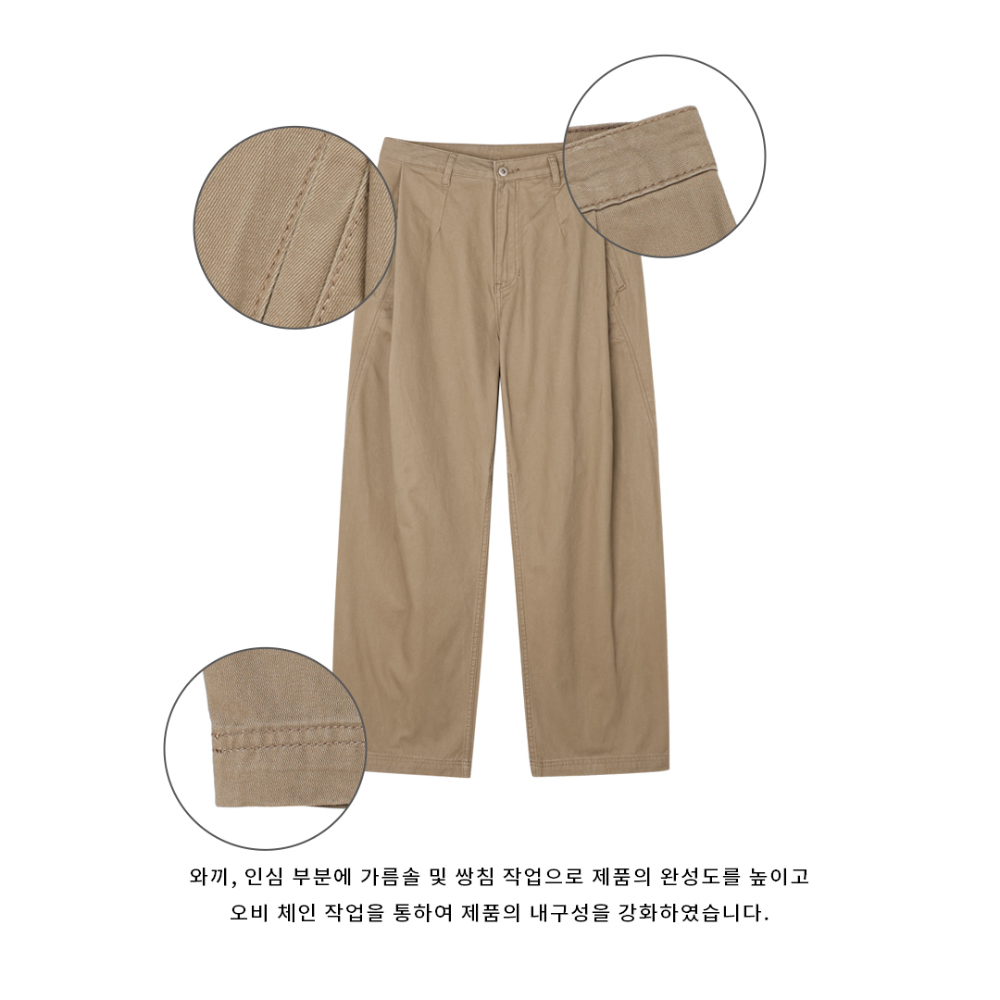 바지 머스타드 색상 이미지-S159L2
