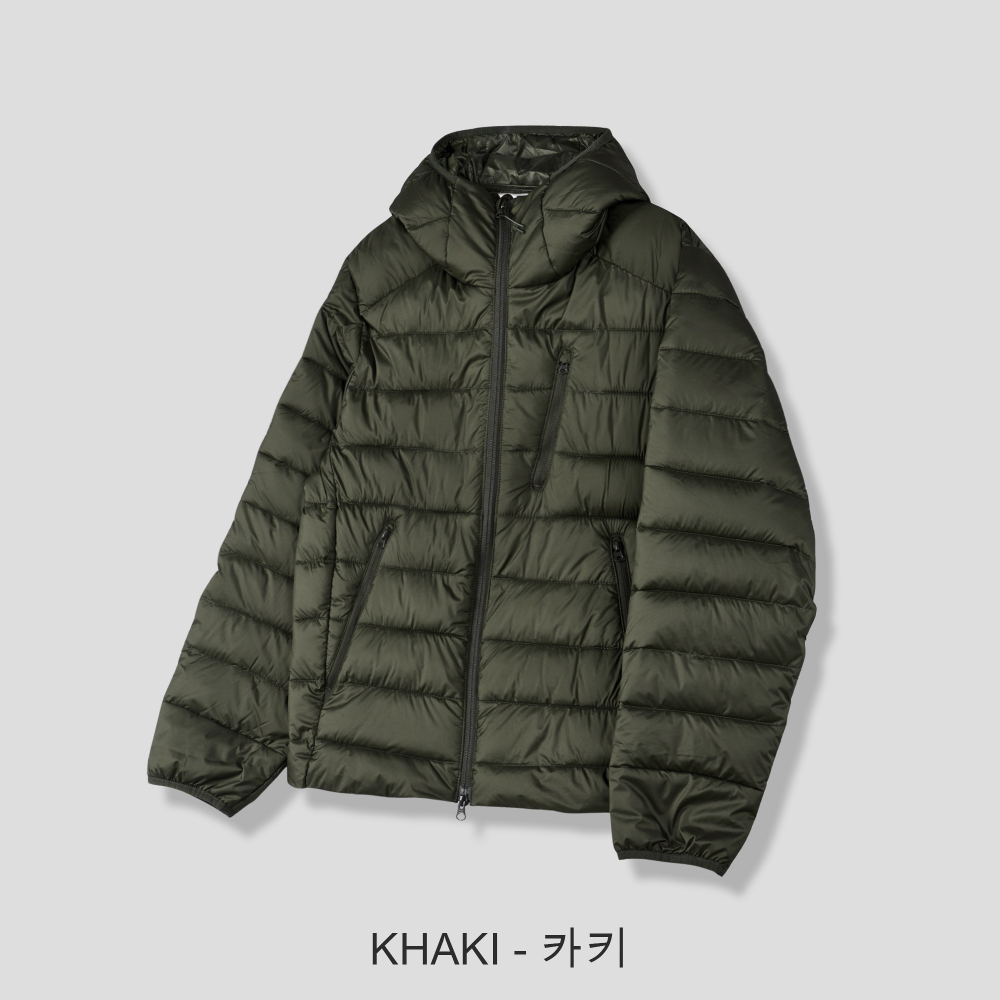 패딩 카키 색상 이미지-S173L10