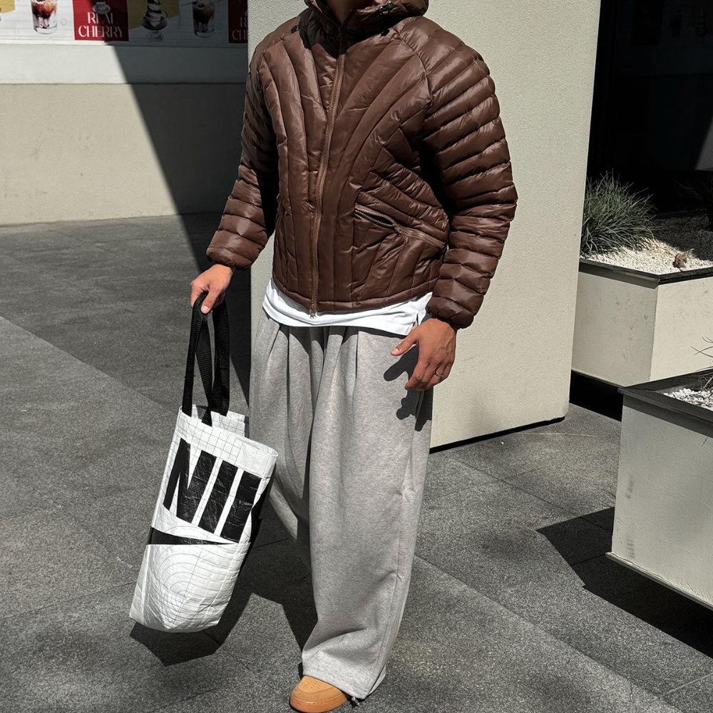 模特兒配戴墊肩的圖片 - S177L1