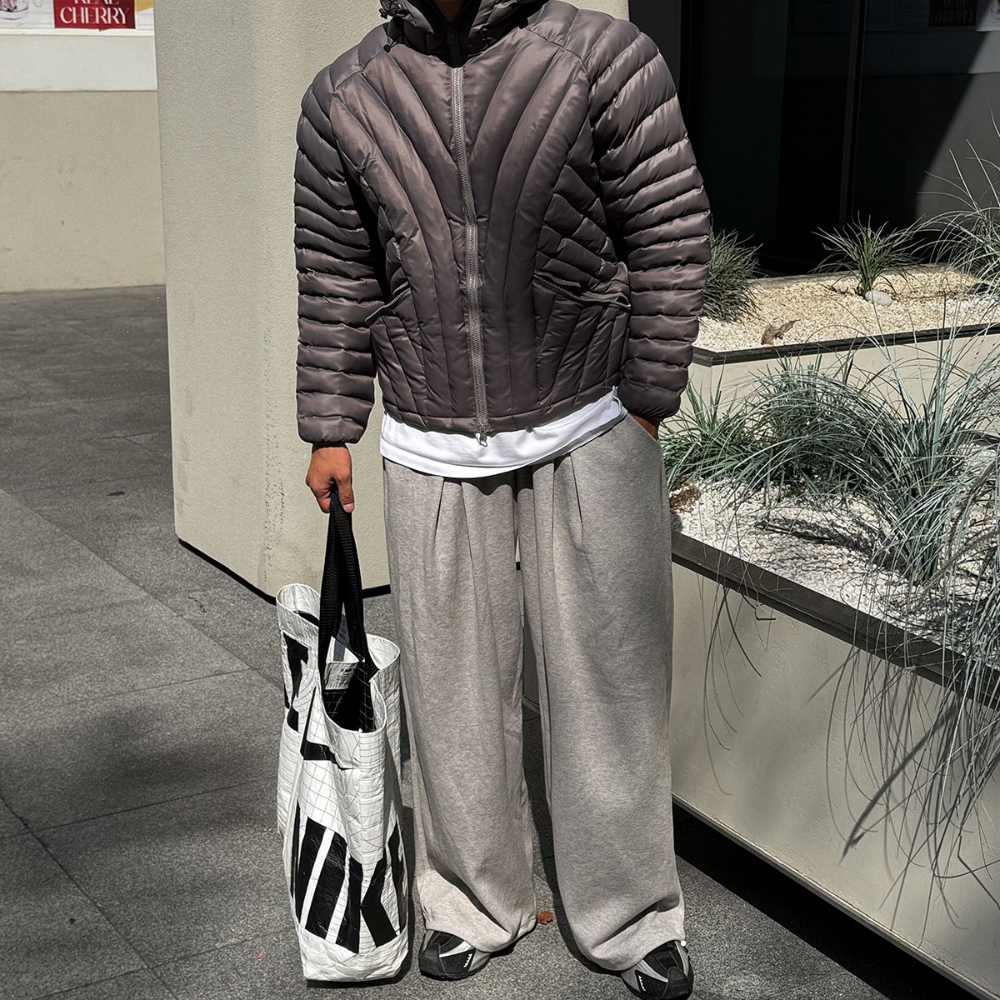 模特兒配戴墊肩的圖片 - S177L11