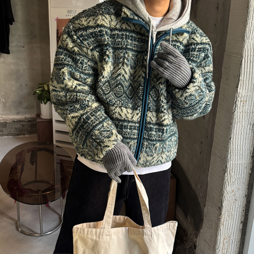 재킷 모델 착용 이미지-S199L8