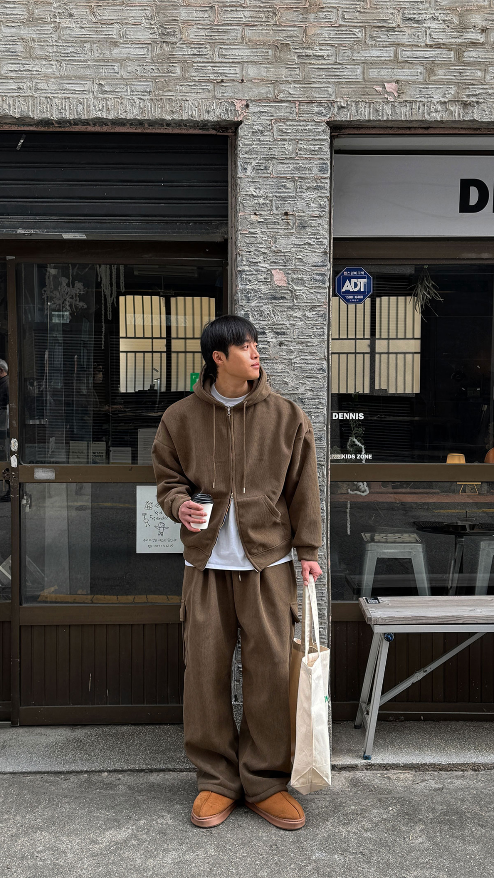 재킷 모델 착용 이미지-S174L43