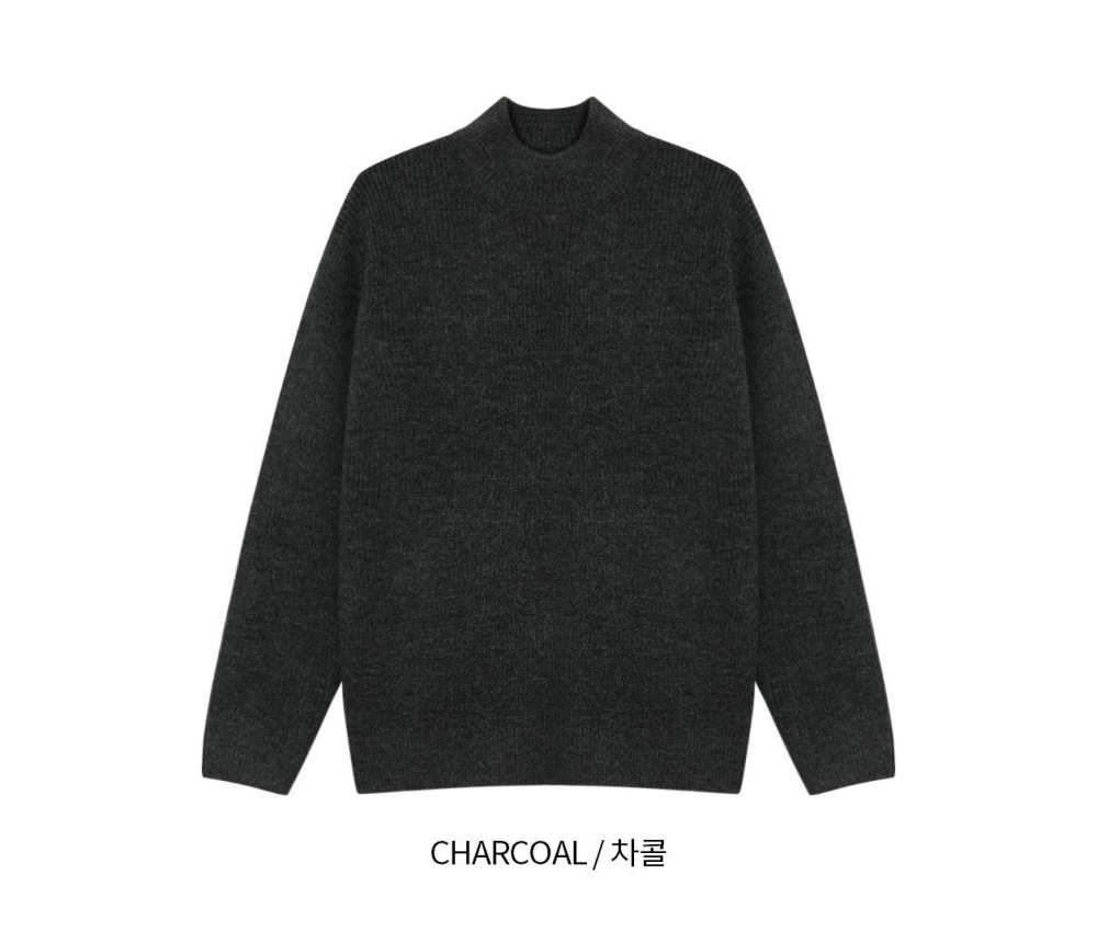 긴팔 티셔츠 차콜 색상 이미지-S189L1