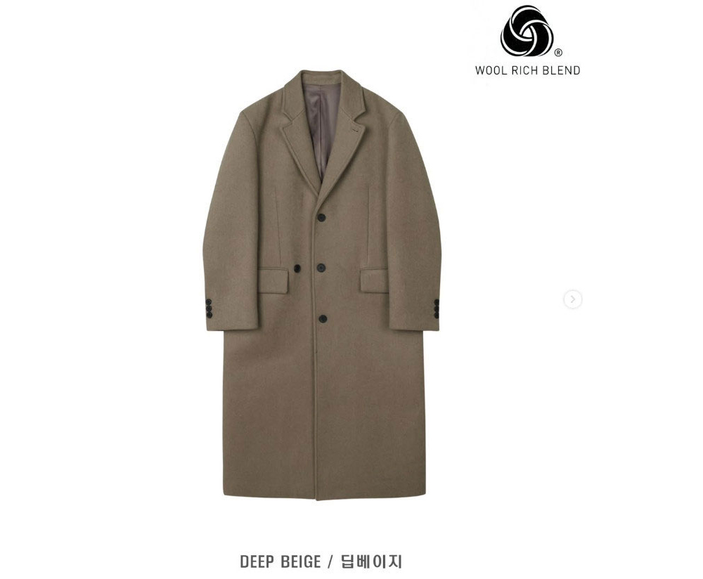 코트 오트밀 색상 이미지-S226L5