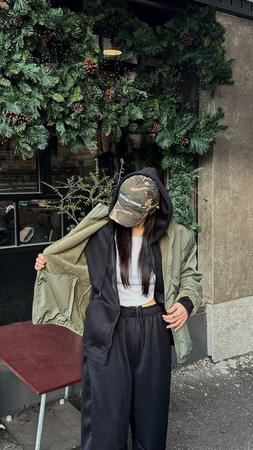재킷 모델 착용 이미지-S136L101
