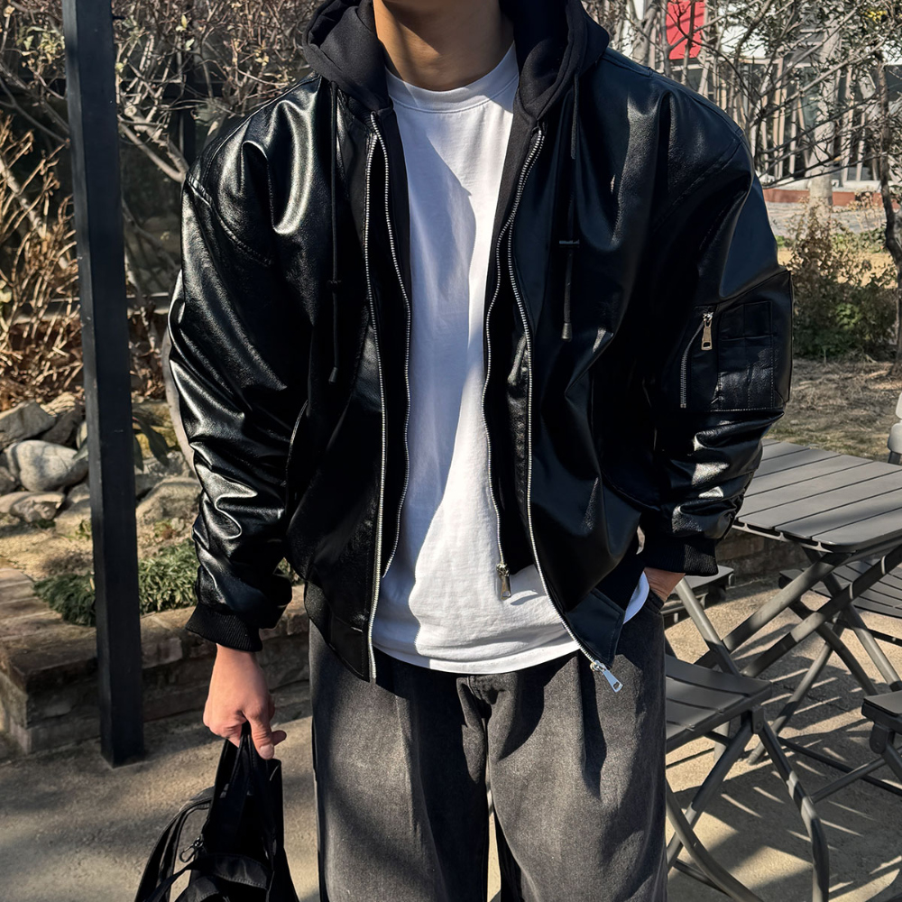 재킷 모델 착용 이미지-S261L44
