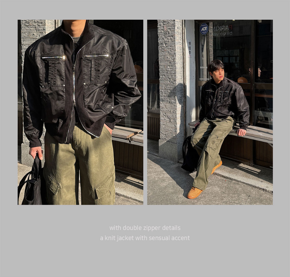재킷 모델 착용 이미지-S260L2