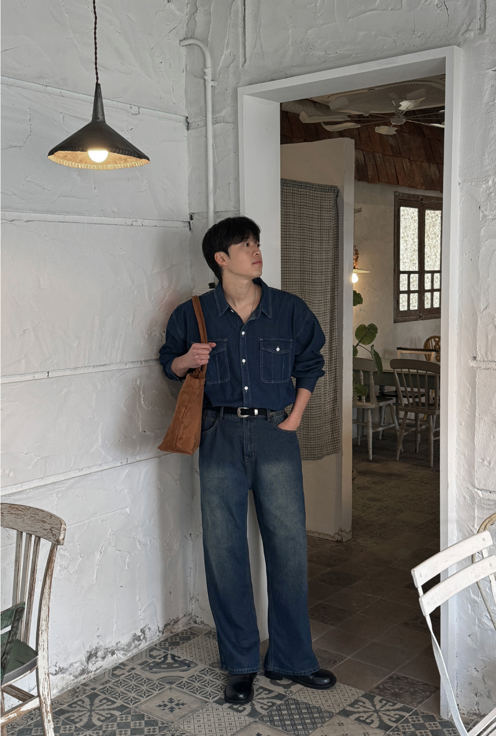 재킷 모델 착용 이미지-S179L12