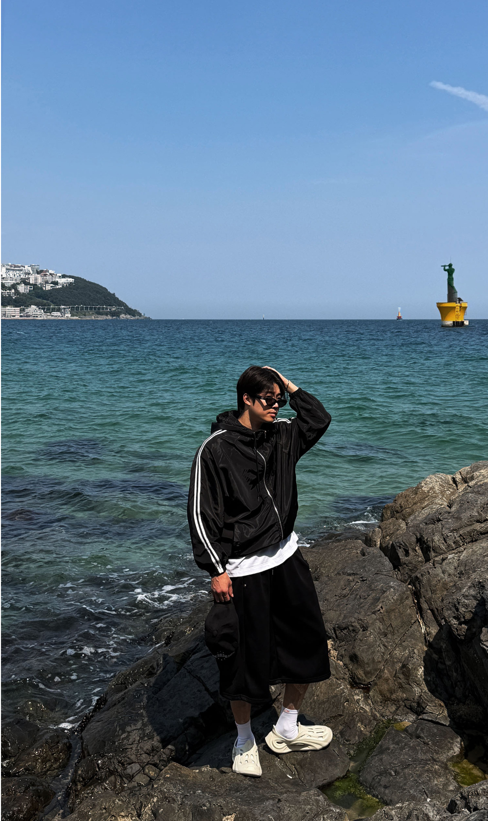 재킷 모델 착용 이미지-S164L115