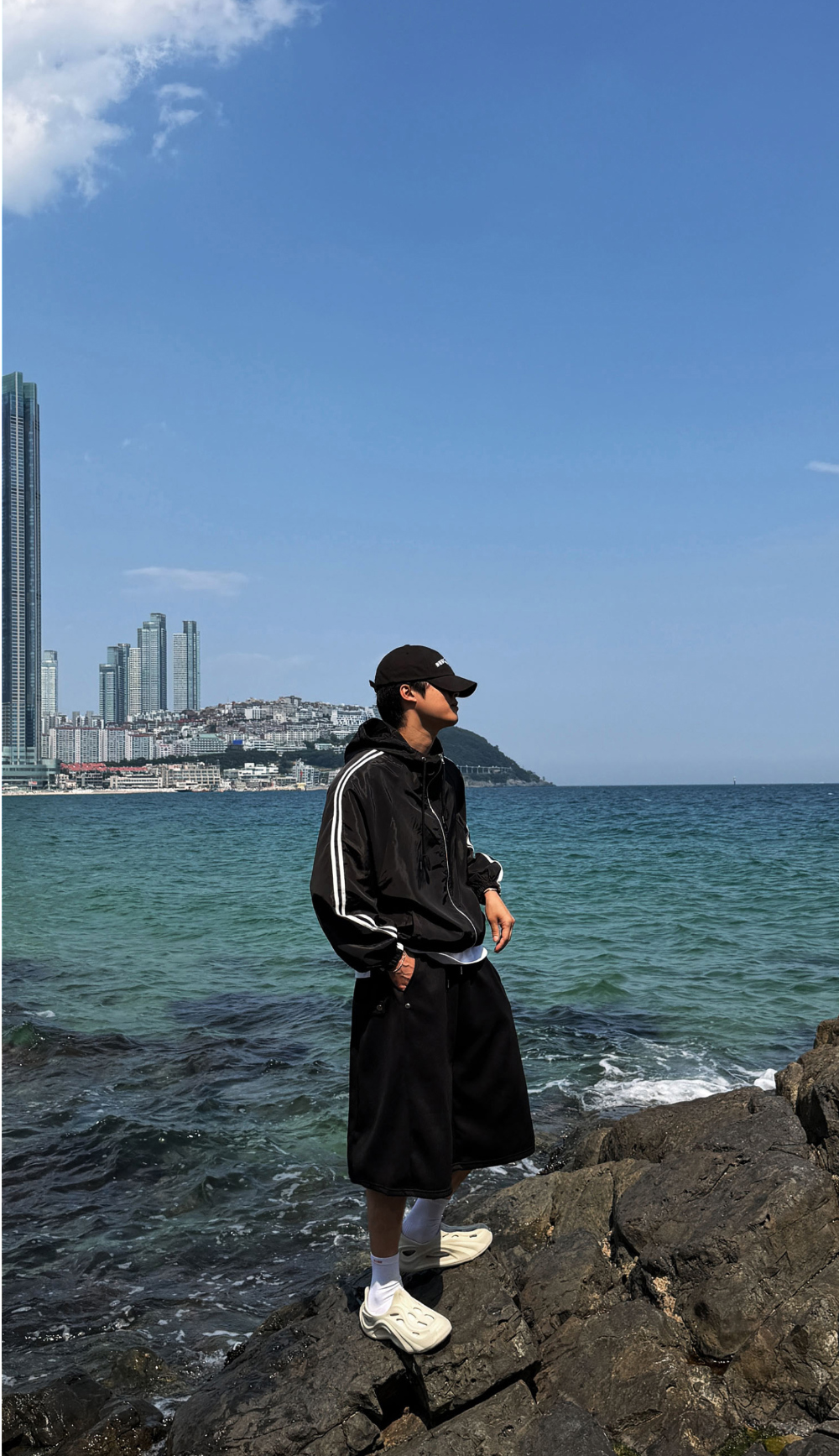 재킷 모델 착용 이미지-S164L120