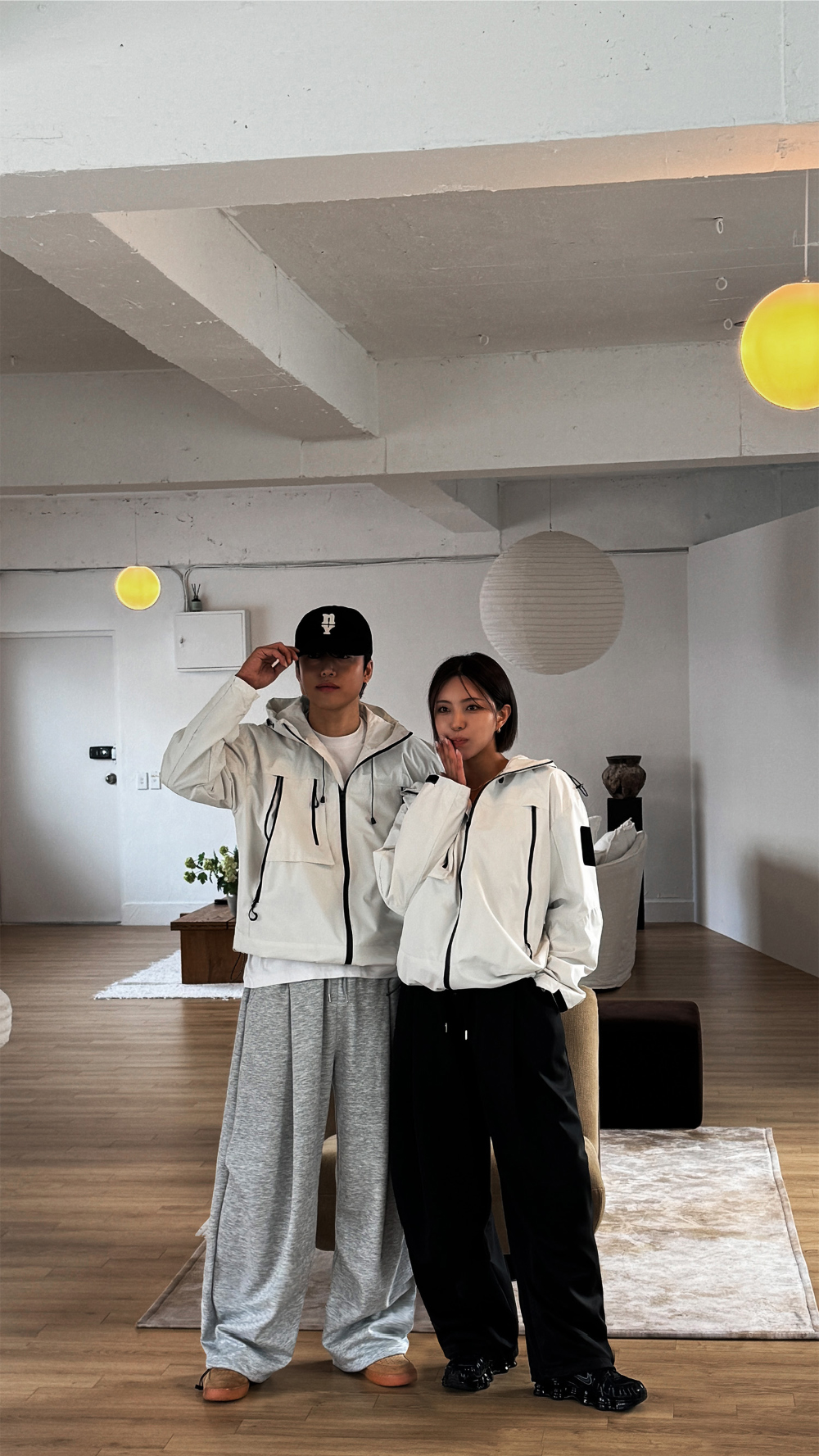 재킷 모델 착용 이미지-S204L34