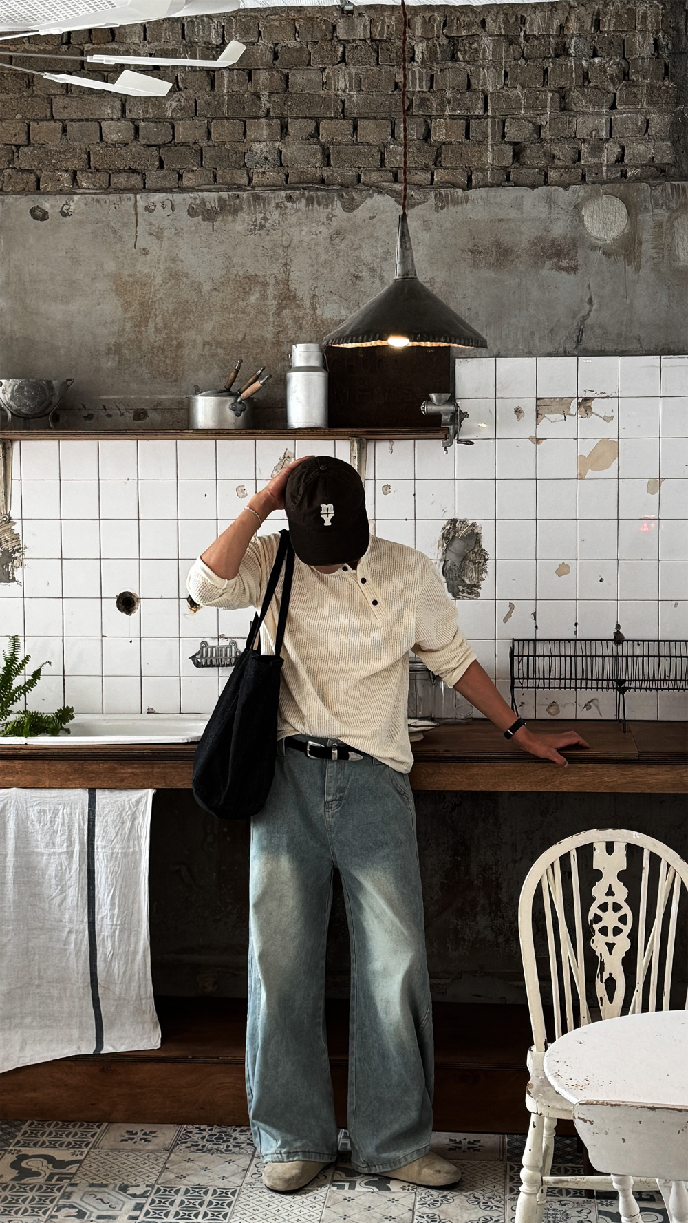 재킷 모델 착용 이미지-S217L21