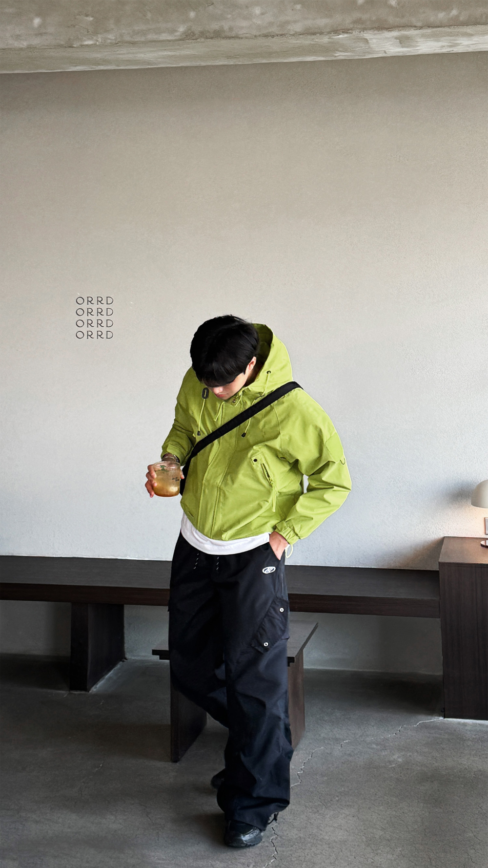 재킷 모델 착용 이미지-S214L20