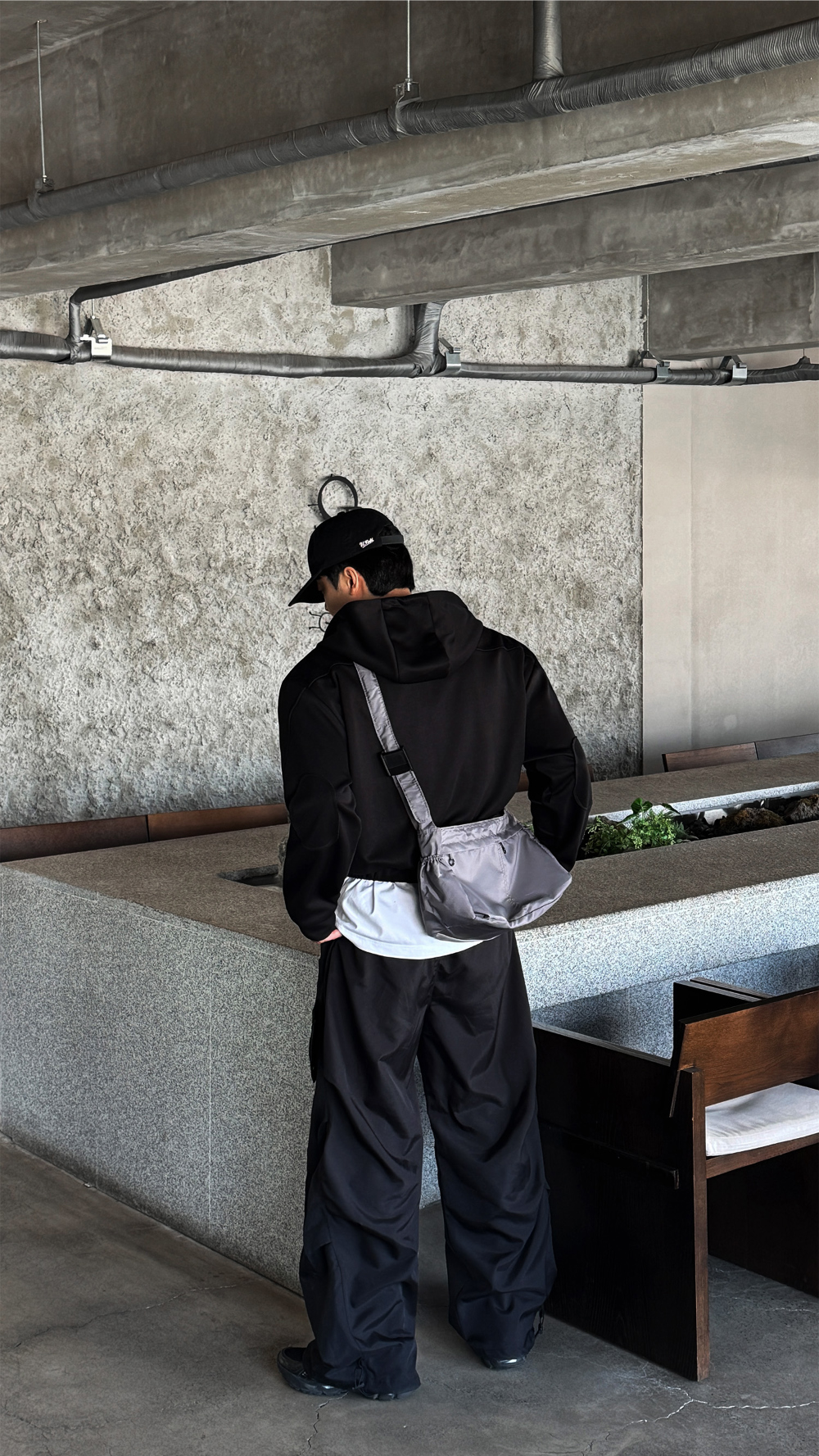 코트 모델 착용 이미지-S223L5