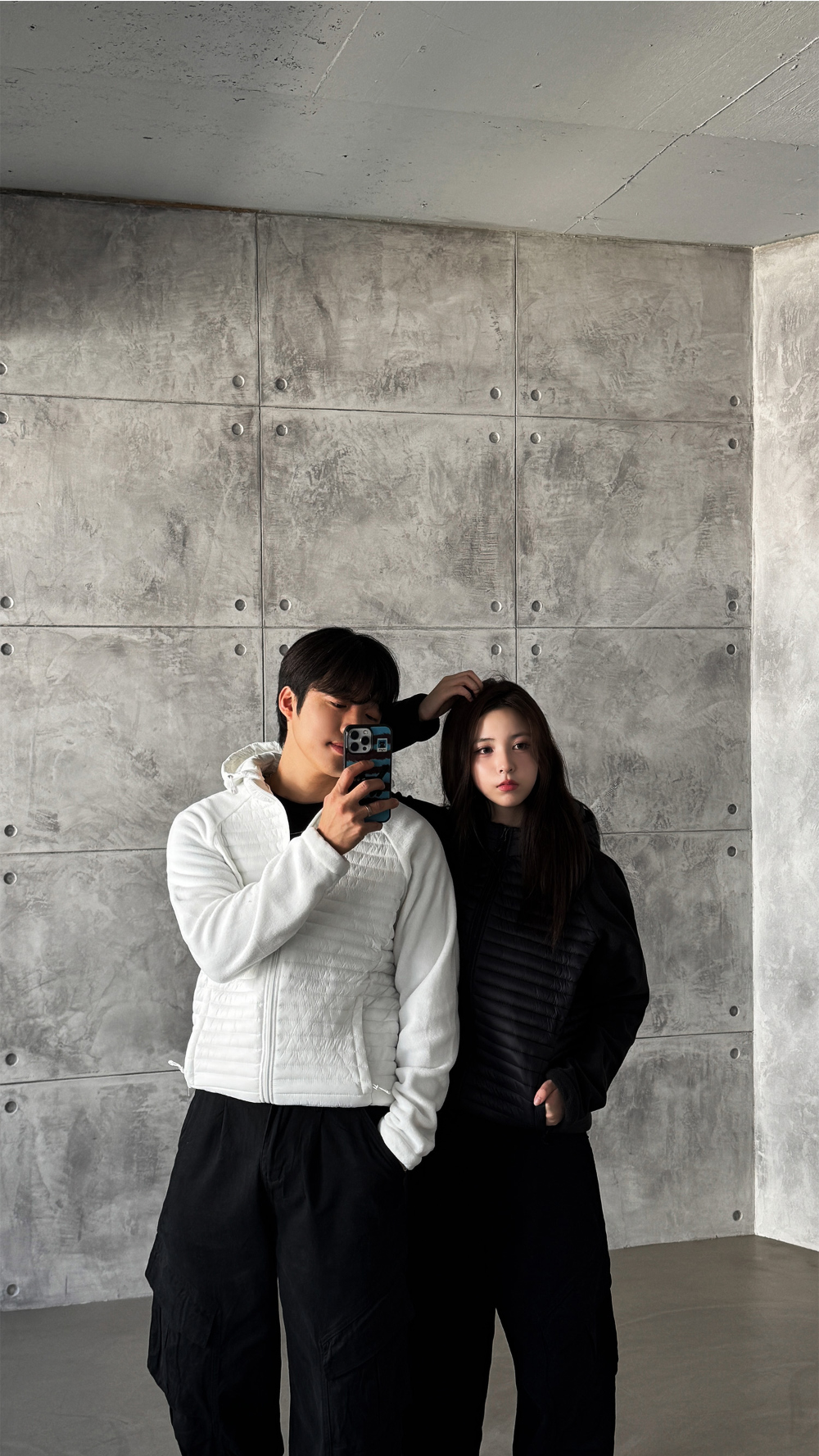 재킷 모델 착용 이미지-S226L16
