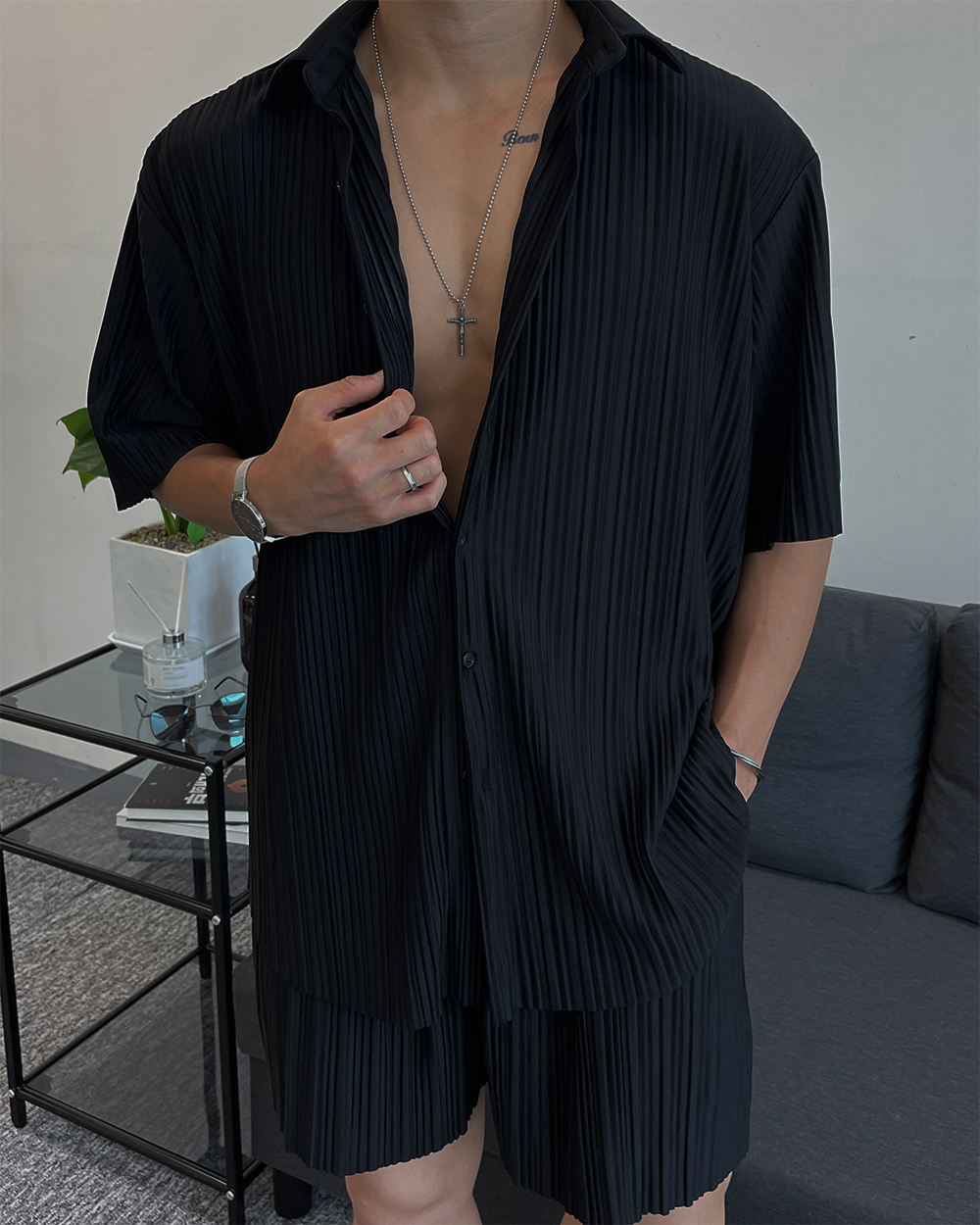 洋裝模特兒穿著圖片 - S1L42