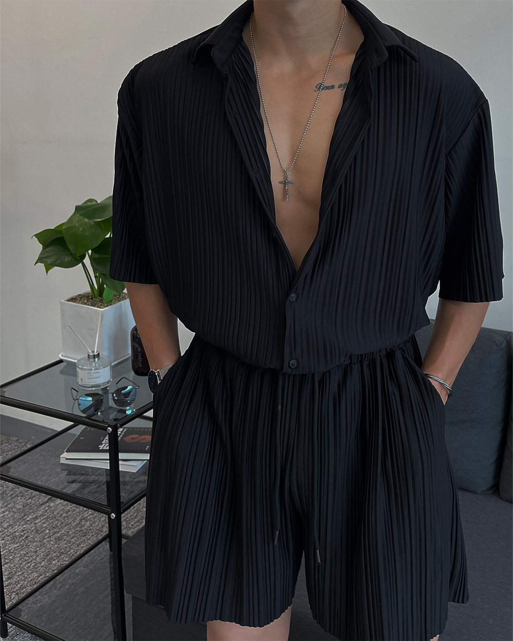 洋裝模特兒穿著圖片 - S1L38