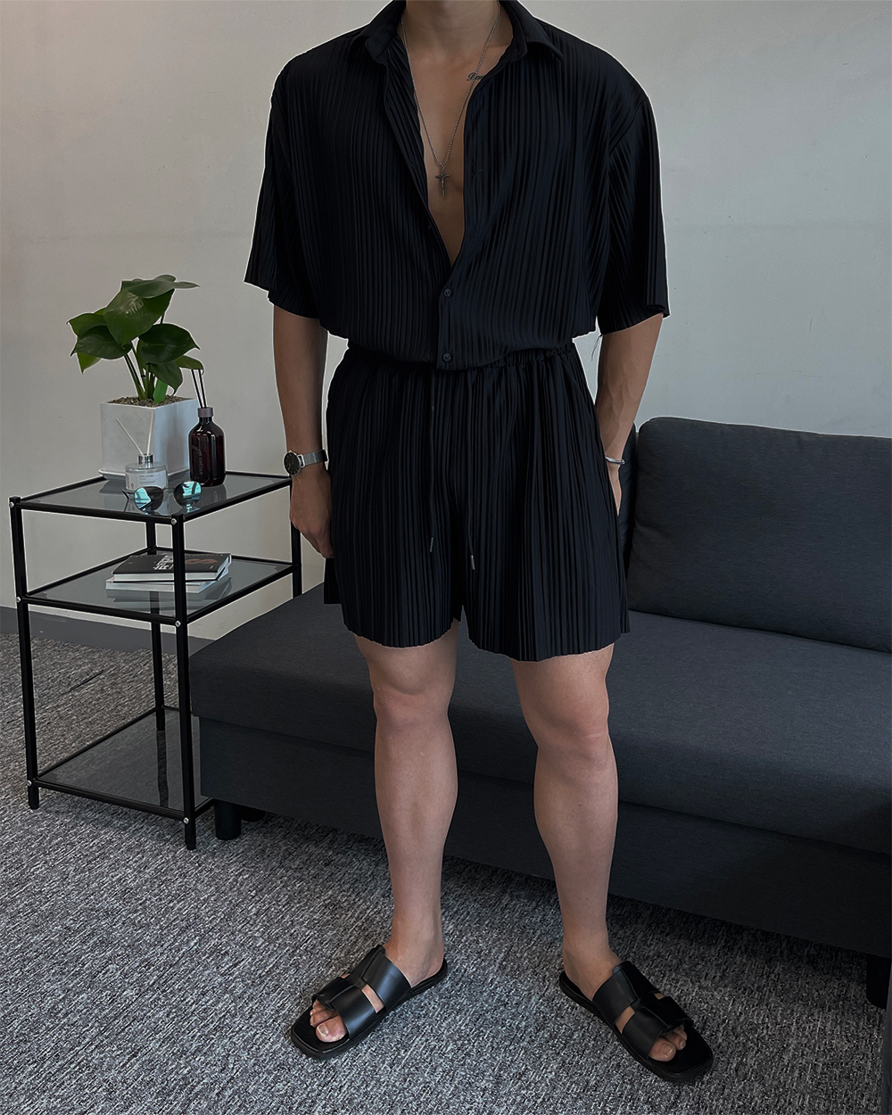 洋裝模特兒穿著圖片 - S1L38