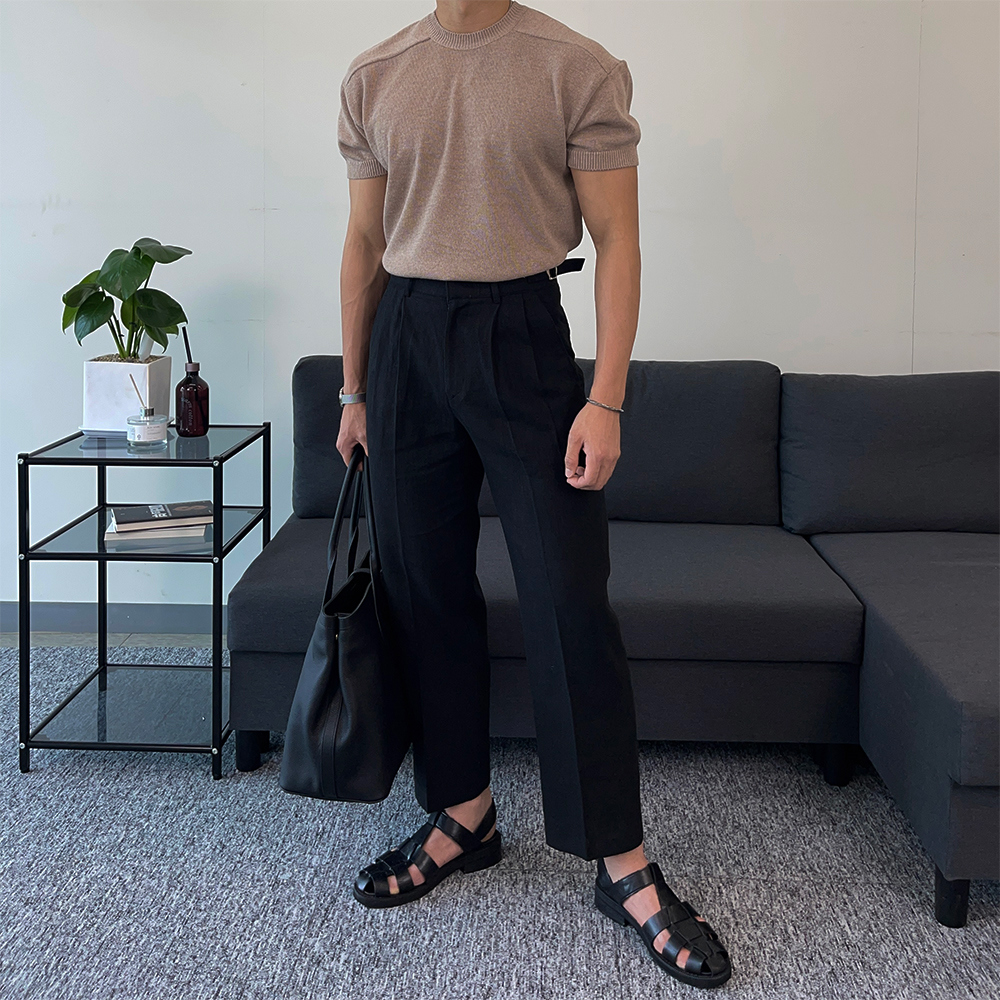 반팔 티셔츠 모델 착용 이미지-S6L8