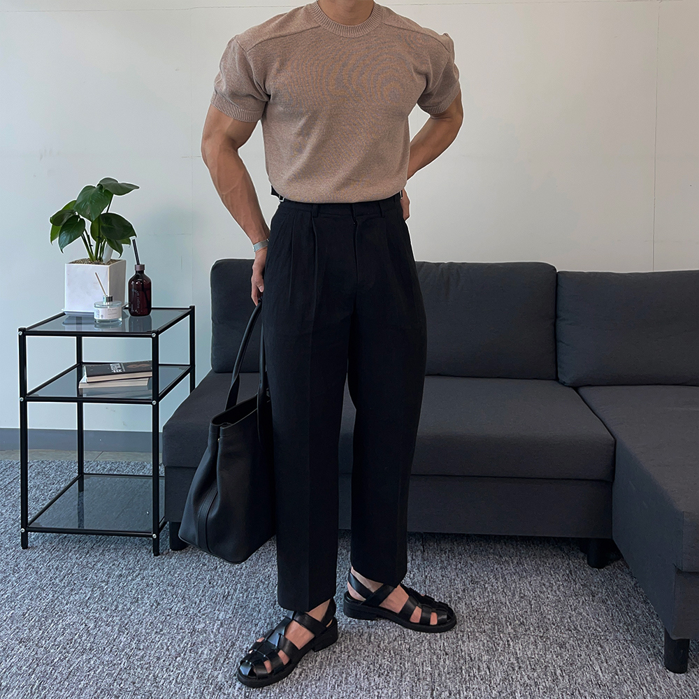 반팔 티셔츠 모델 착용 이미지-S6L11