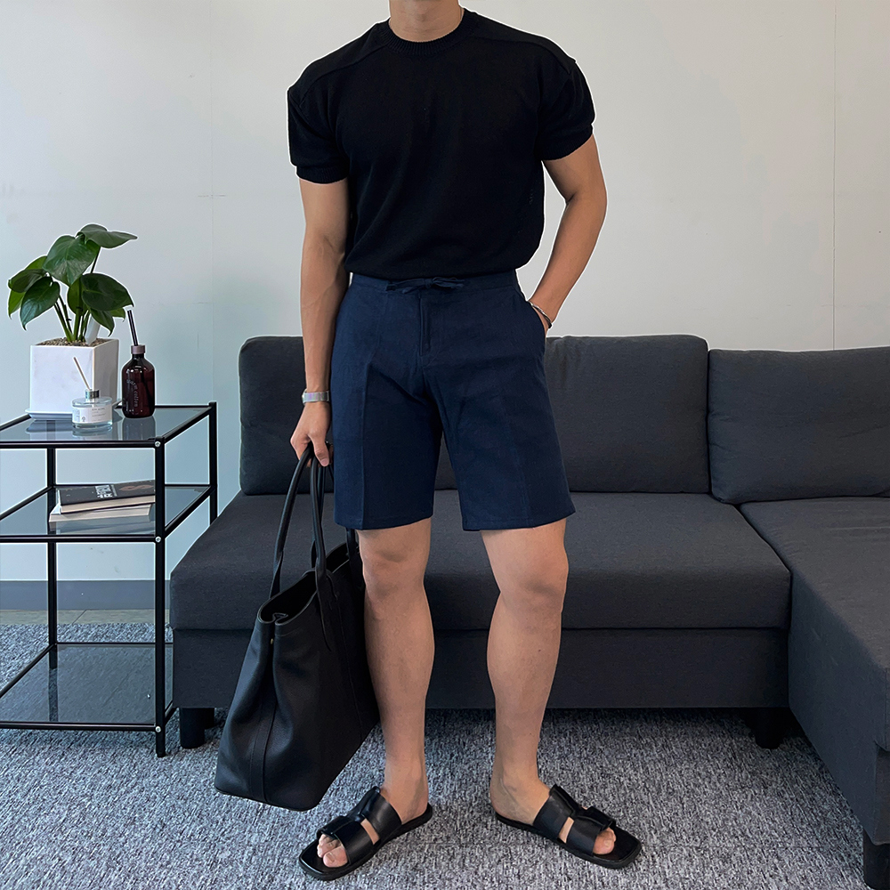 반팔 티셔츠 모델 착용 이미지-S8L5