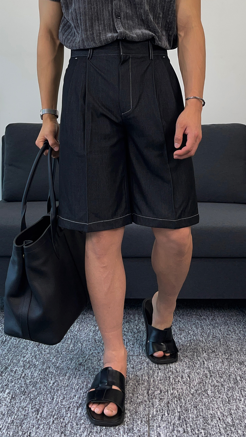 카디건 모델 착용 이미지-S1L29