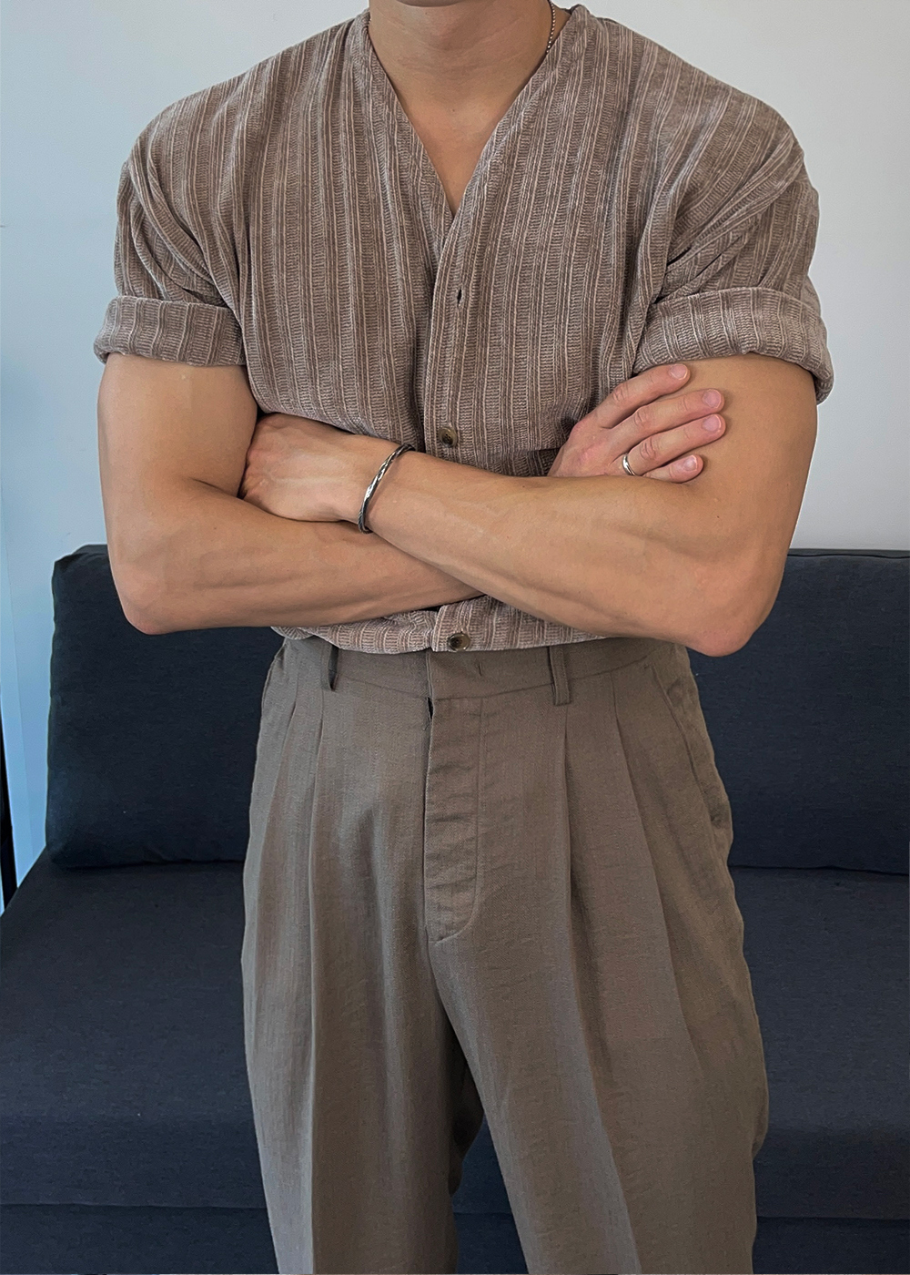 카디건 모델 착용 이미지-S3L5