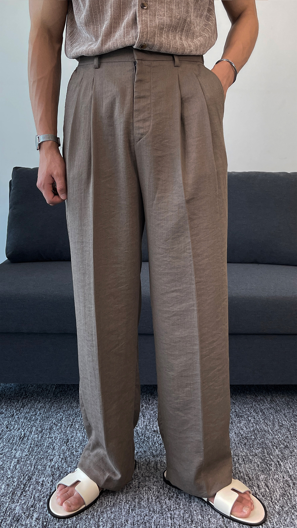 카디건 모델 착용 이미지-S3L14