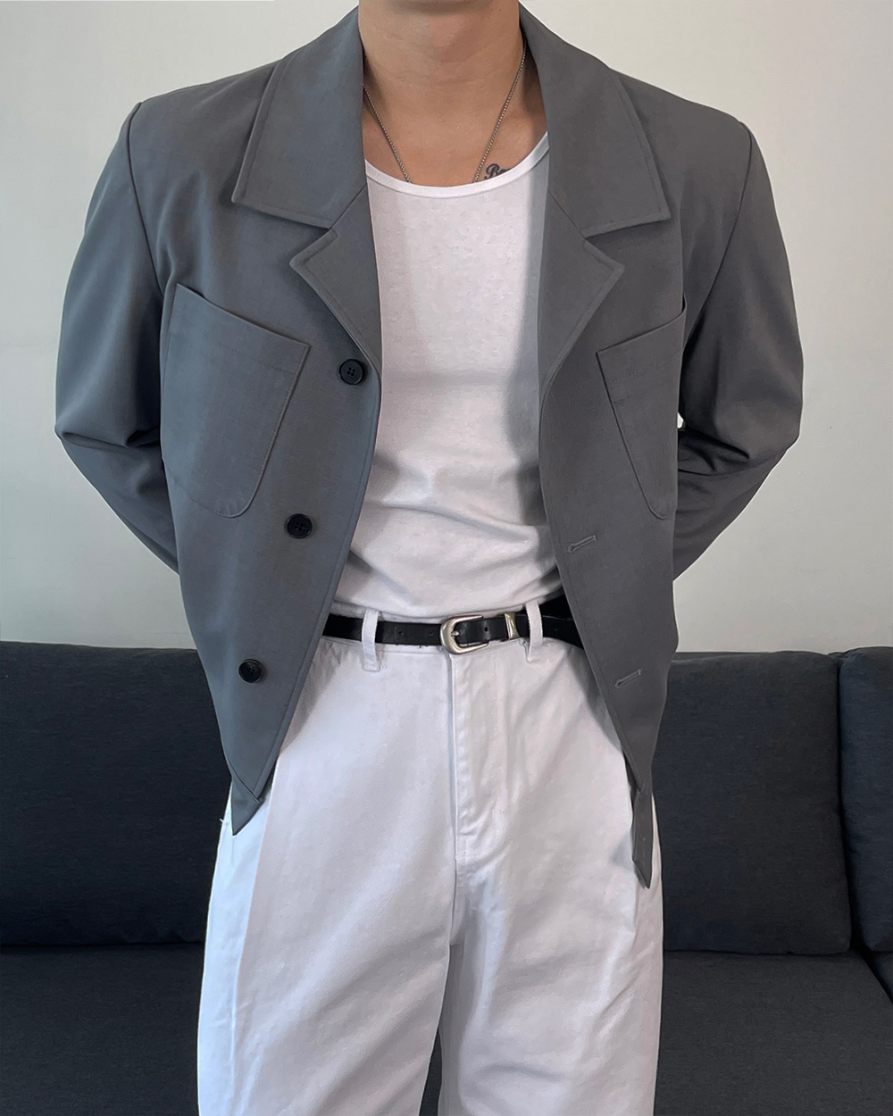 夾克模特兒穿著圖片-S1L27