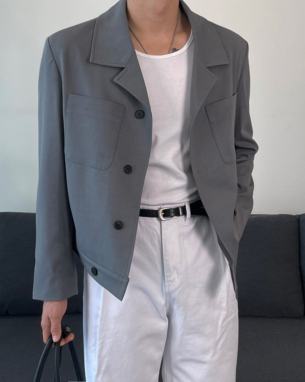 夾克模特兒穿著圖片-S1L31