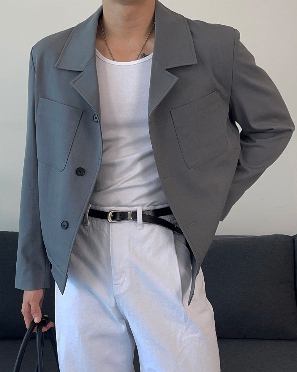 夾克模特兒穿著圖片-S1L20