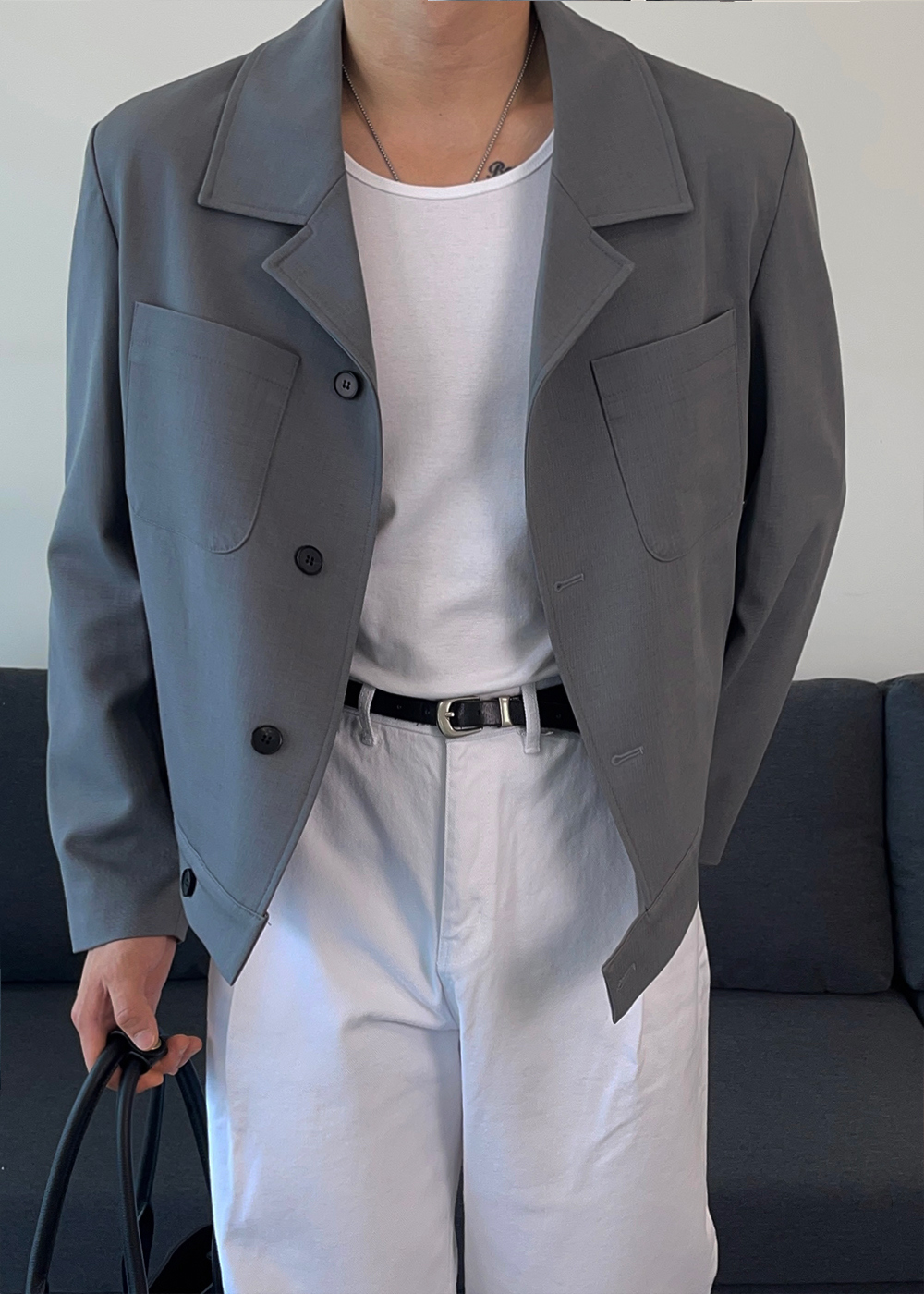 夾克模特兒穿著圖片-S1L22