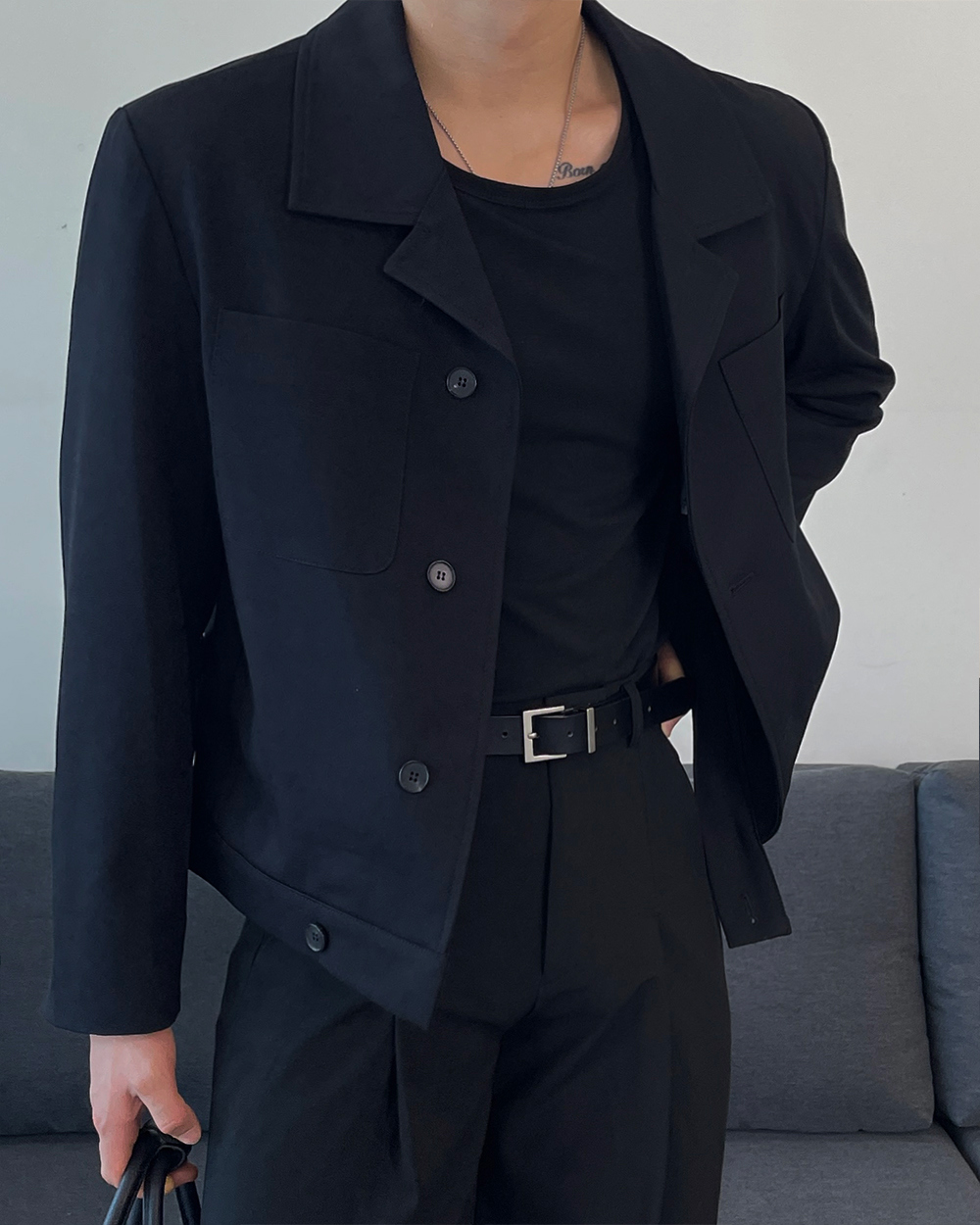 夾克模特兒穿著圖片-S1L41