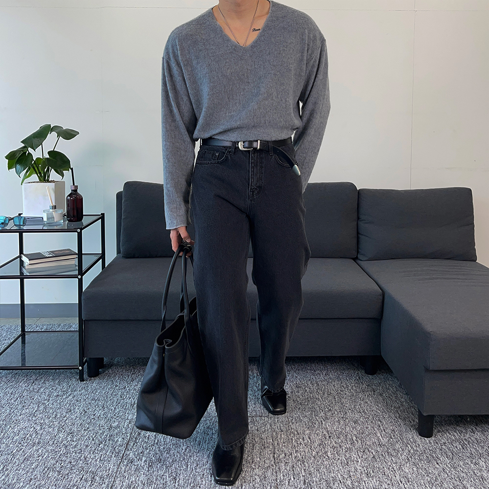 긴팔 티셔츠 모델 착용 이미지-S1L29