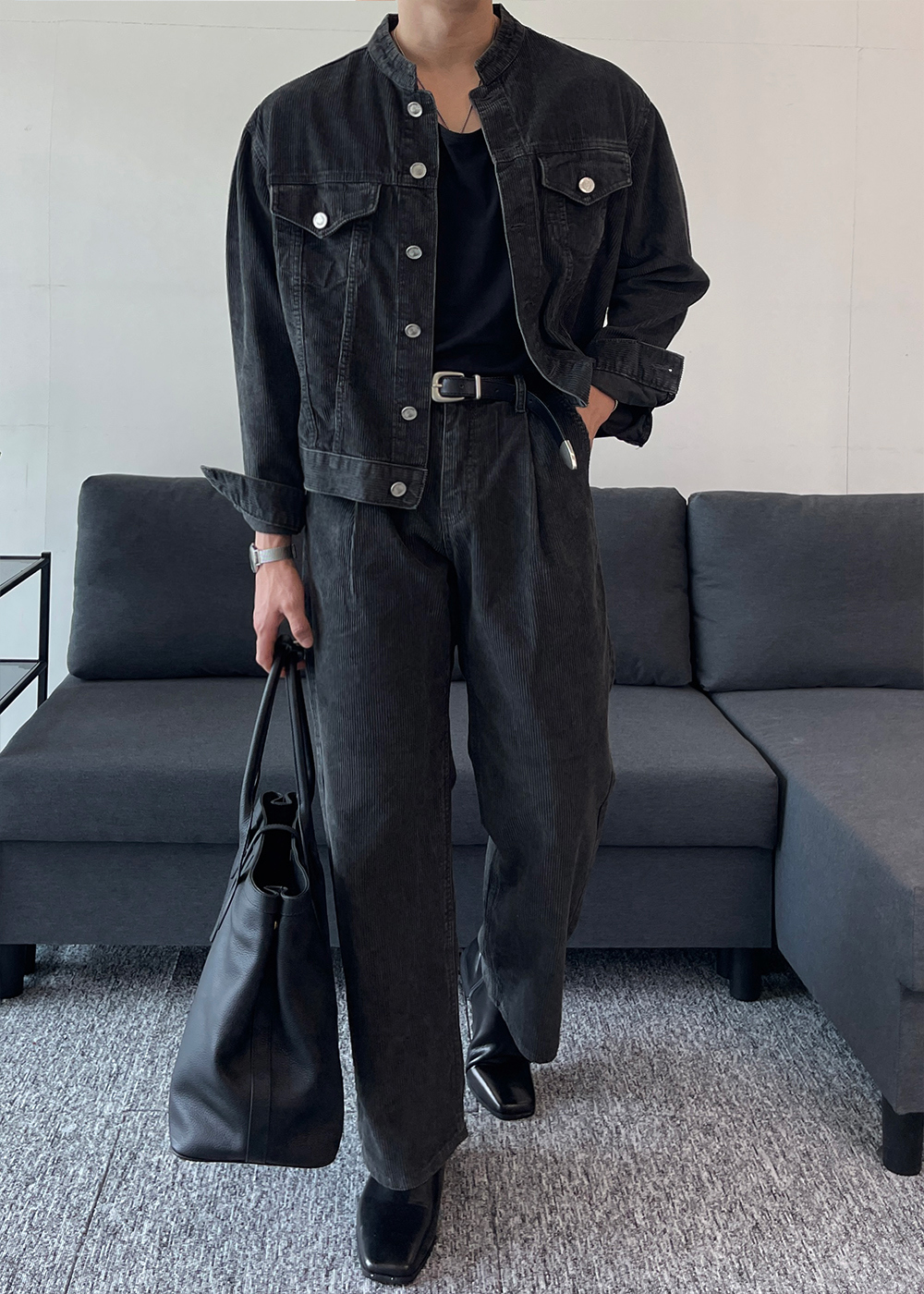 바지 모델 착용 이미지-S2L11