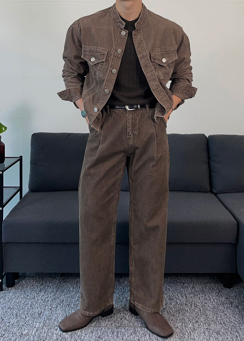 바지 모델 착용 이미지-S2L20