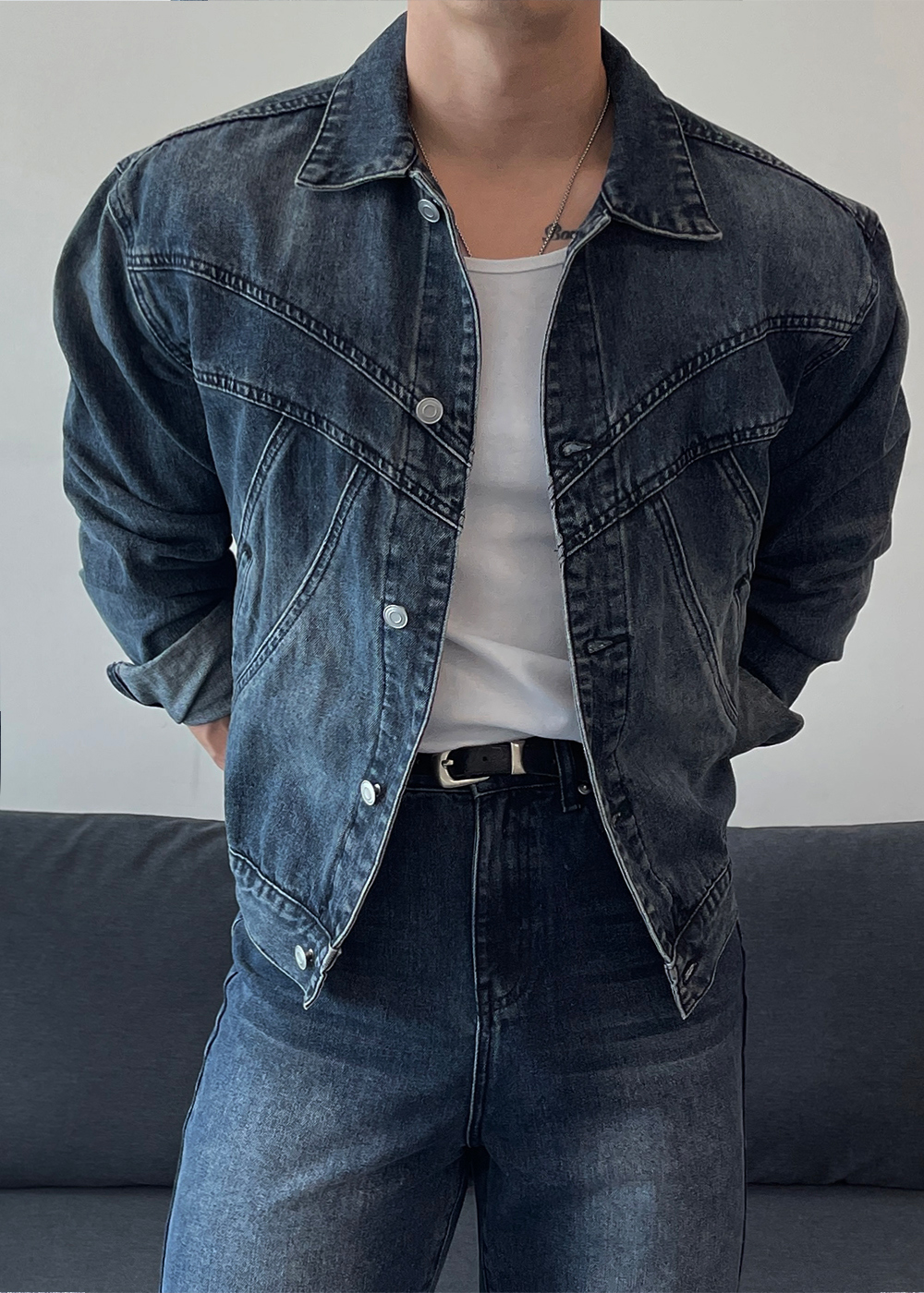 褲子模特兒穿著圖片-S1L25